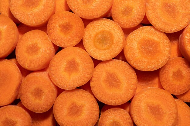 Nahaufnahmebeschaffenheit von Karotten