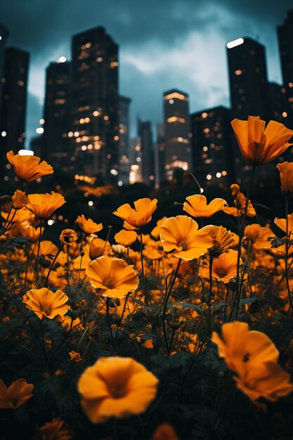 Kostenloses Foto nahe auf zarte blumen