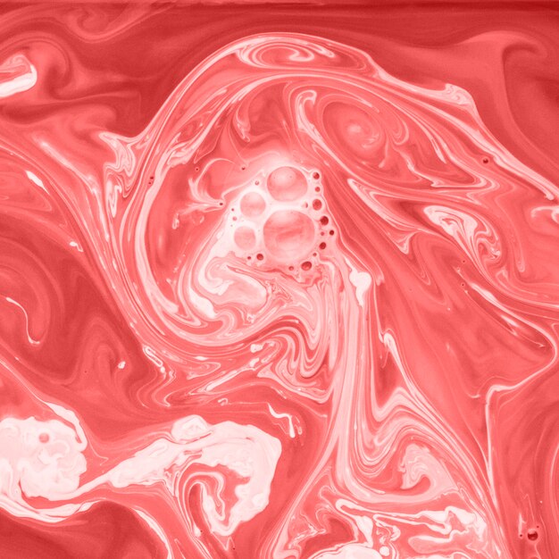Nahtloses abstraktes rotes und weißes Muster in der Marmorart