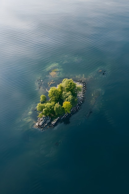 Kostenloses Foto natur-meerlandschaft mit idyllischem blick auf das wasser