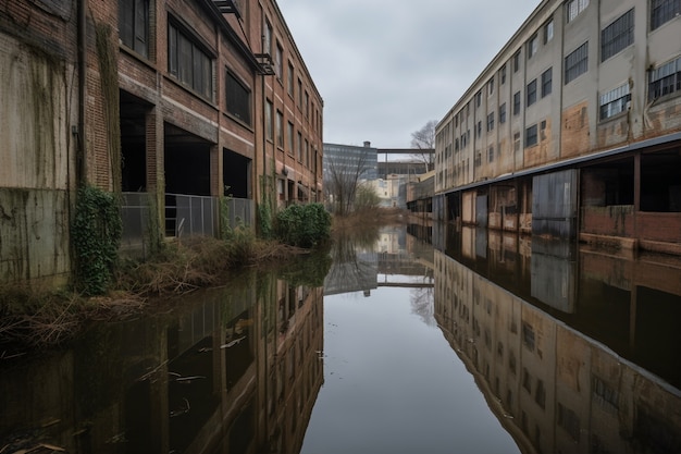 Kostenloses Foto naturkatastrophenkonzept mit flut