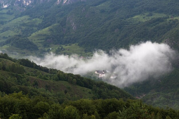 Naturlandschaft der grünen Berge