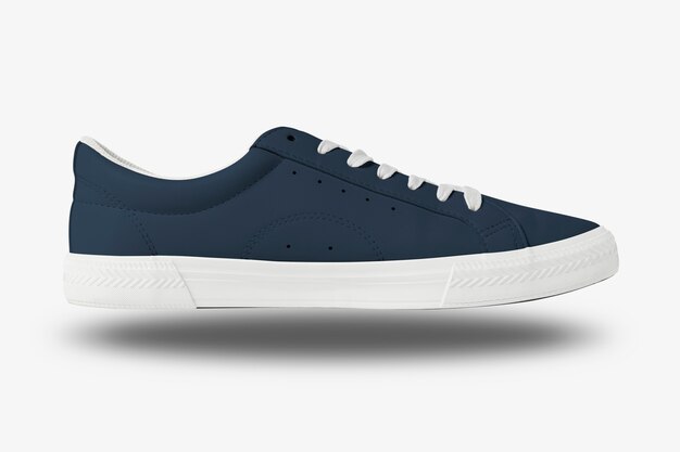 Navy Canvas Sneakers Unisex-Schuhe Mode