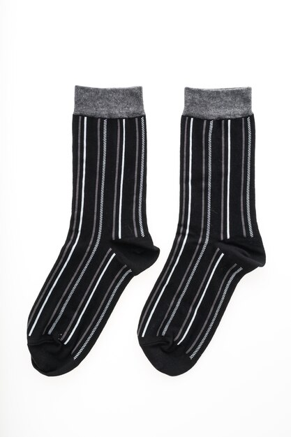 Neue Socken isoliert auf weiß