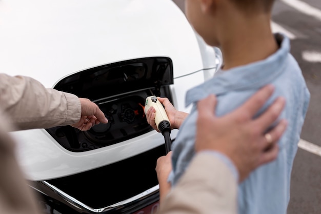 Neues Elektroauto hautnah