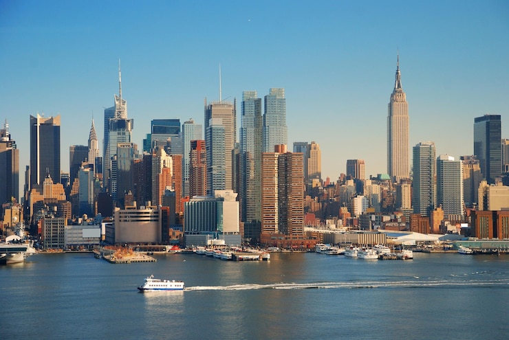 Kostenlose Foto new york city mit empire state building