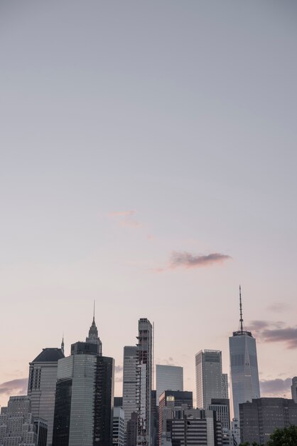 New- Yorkskyline mit Kopieraum