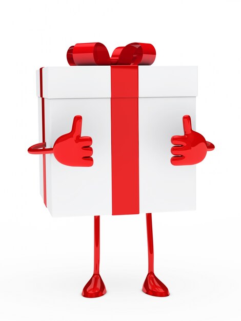Nizza Geburtstagsgeschenk zeigt Daumen nach oben