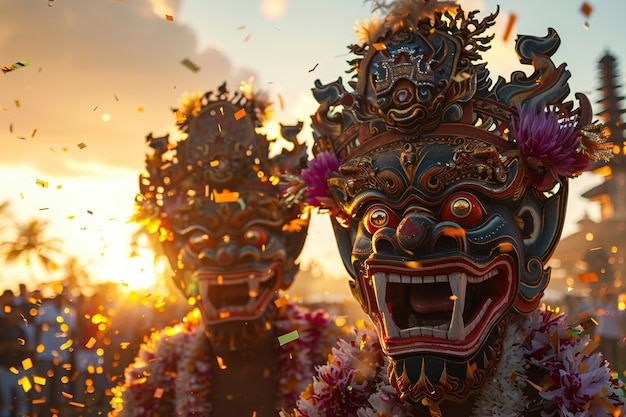 Nyepi-Tag in Indonesien gefeiert