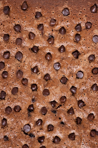 Kostenloses Foto oben ansicht dessert mit schokoladenstückchen