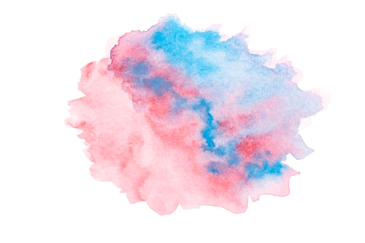 Kostenlose Foto oberfläche mit künstlerischer aquarellfarbe