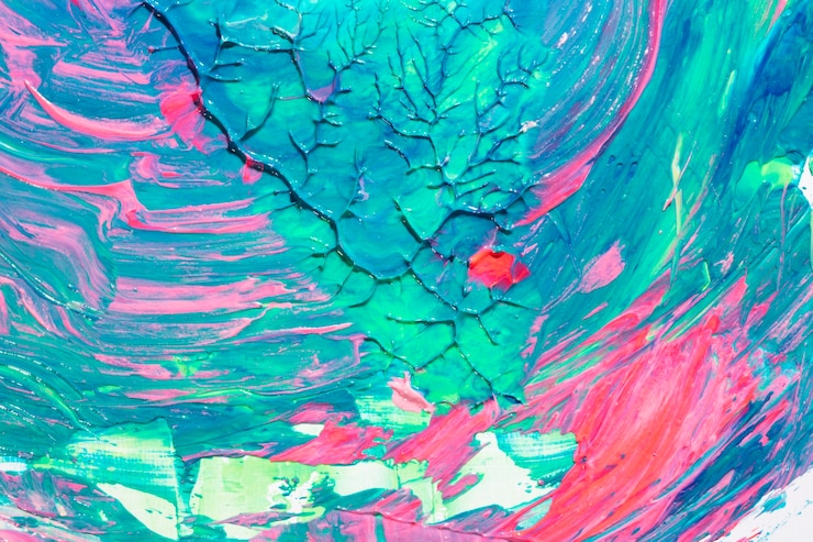 Kostenlose Foto ölgemälde textur hautnah