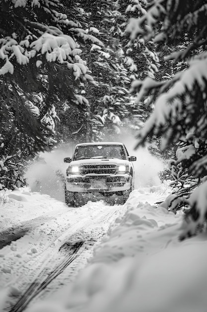 Kostenloses Foto off-road car in the wilderness