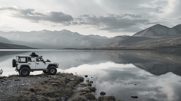 Kostenlose Foto offroad-auto in der wildnis