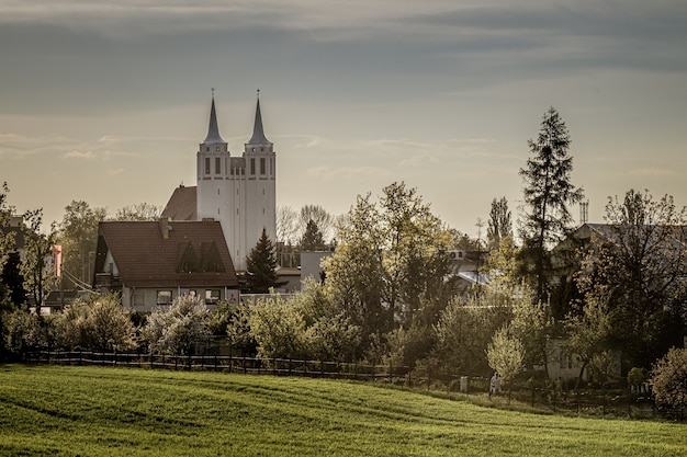 Kostenloses Foto opole-szczepanowice-panorama der stadt