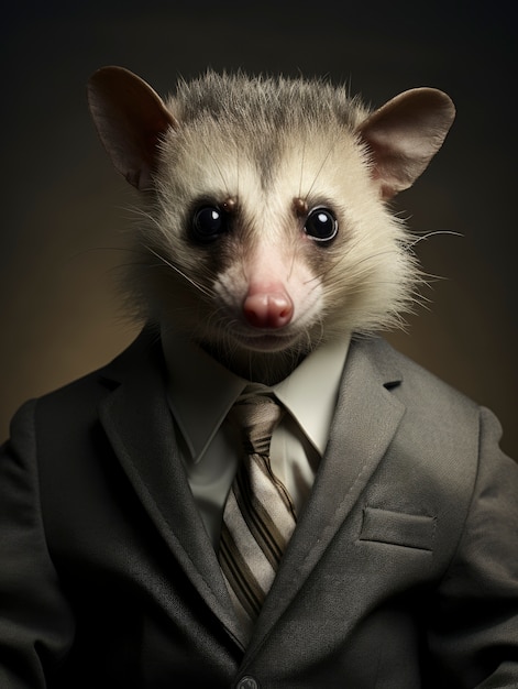 Kostenloses Foto opossum im fantasy-stil