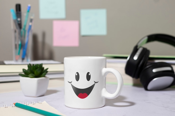 Kostenlose Foto optimismus-tapete mit smiley-gesicht
