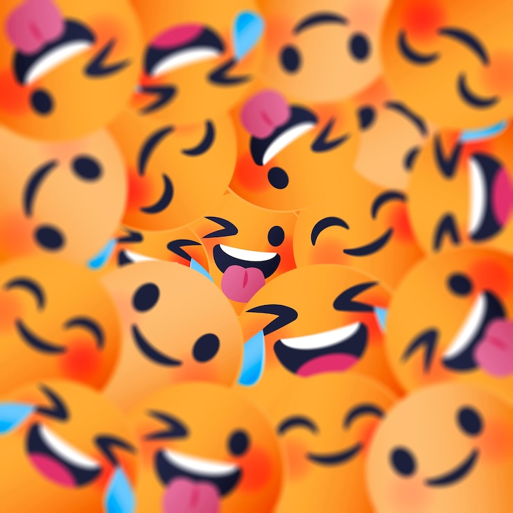 Kostenlose Foto optimismus-tapete mit smiley-gesicht