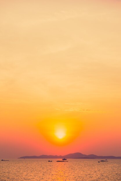 orange Himmel blau Farbe sonnig