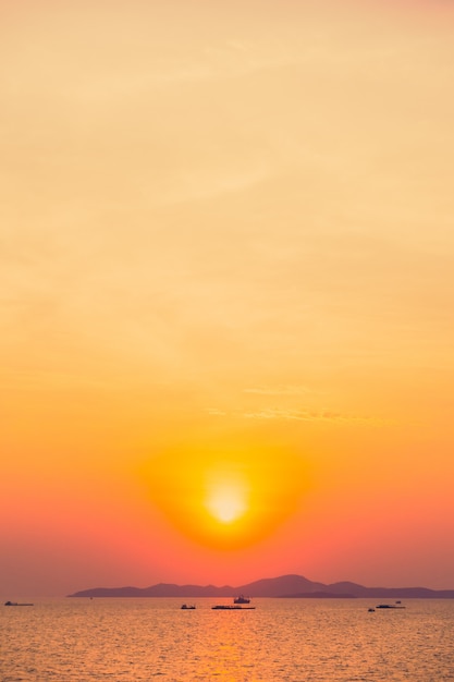 orange Himmel blau Farbe sonnig