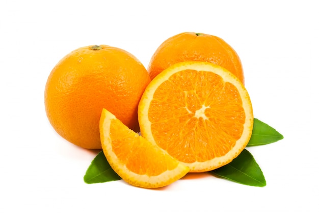 Orange saftigen reifen Kreis Zitrus