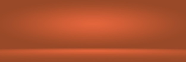 Orangefarbener Fotostudio-Hintergrund vertikal mit weicher Vignette Hintergrund mit weichem Farbverlauf Bemalte Leinwand Studiokulisse