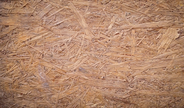 Osb-plattenstruktur sperrholzplatte mit fragmenten von komprimiertem sägemehl