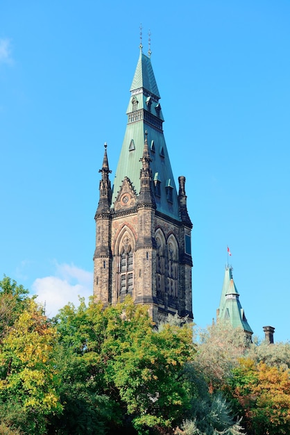 Kostenloses Foto ottawa parliament hill-gebäude