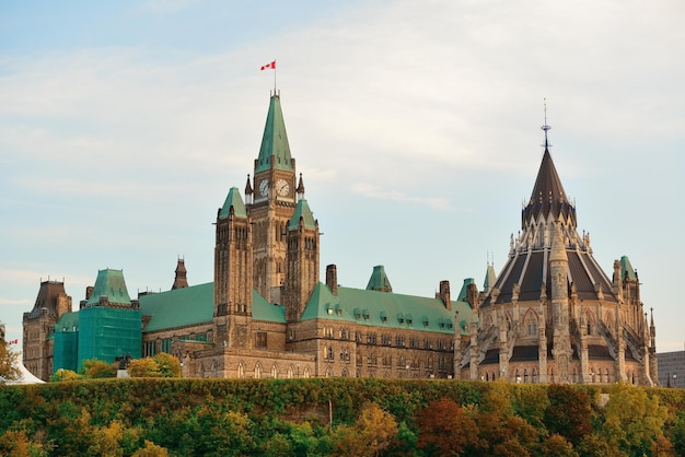 Kostenloses Foto ottawa parliament hill-gebäude