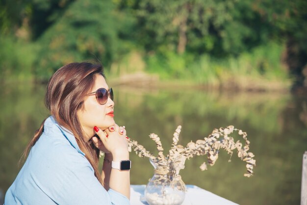 Outdoor Portrait asiatische Frau