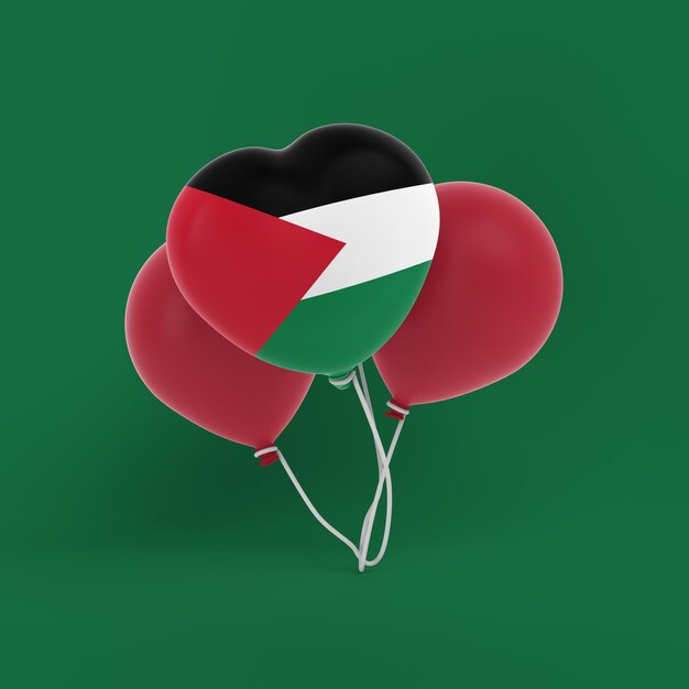 Palästina-Ballons