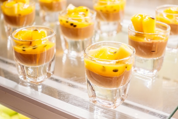 Kostenloses Foto panna cotta