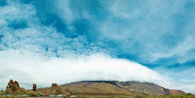 Kostenloses Foto panorama des teide-nationalparks, teneriffa, spanien