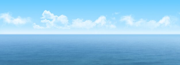 Panoramablick auf das Meer