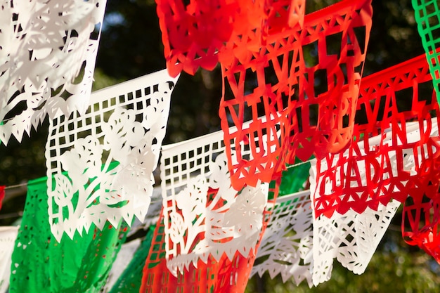 Papel Picado Partydekorationen