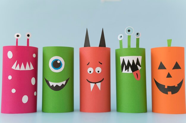 Papierdekorationen für die Halloween-Sammlung
