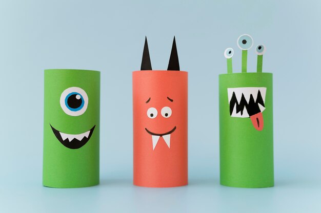 Papierdekorationen für Halloween