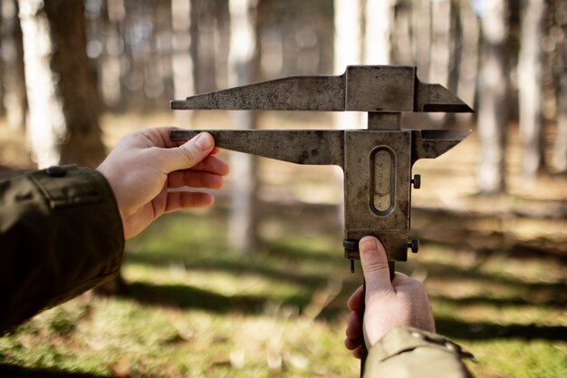 Parkwächter im Wald hautnah