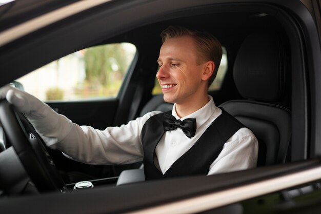 Parkwagen mit mittlerem Schuss