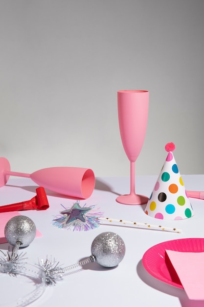 Party-Ornament-Sortiment mit hohem Winkel