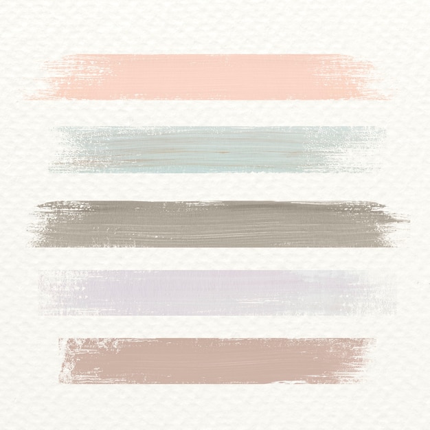 Pastell-Acryl-Pinselstrich