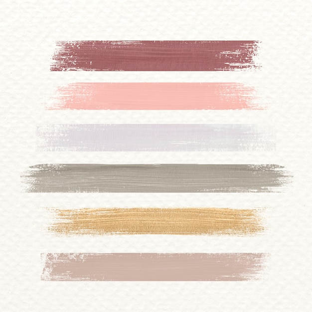 Pastell-Acryl-Pinselstrich
