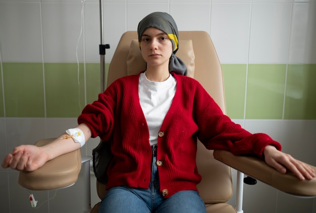 Patient, der eine Chemotherapie erhält