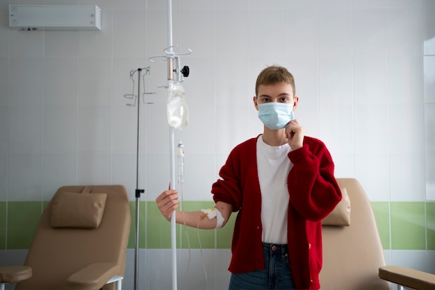 Patient, der eine Chemotherapie erhält