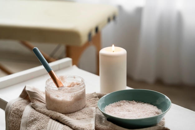 Peeling-Massage im Spa Tools