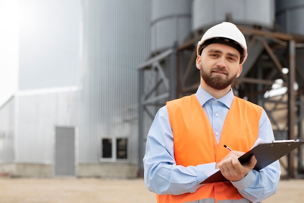 Person, die im Baugewerbe tätig ist