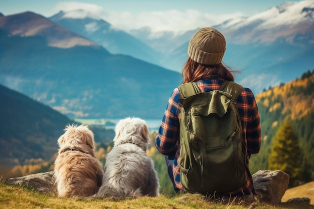 Personen, die an einer nachhaltigen Reisebewegung teilnehmen