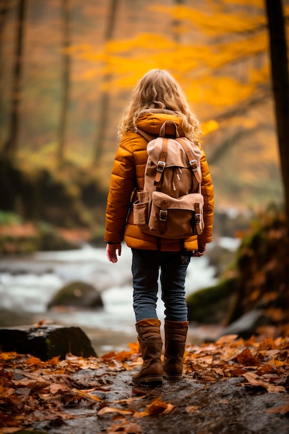 Personen, die an einer nachhaltigen Reisebewegung teilnehmen