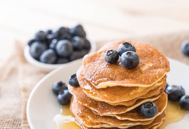 Pfannkuchen mit Heidelbeere