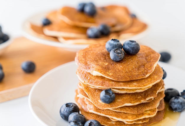 Pfannkuchen mit Heidelbeere